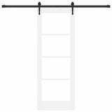 Sliding Door Manual ORKDAL White 73.5 x 198.5 cm Wood and metal 3332464