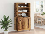 Highboard Old Wood 69.5 x 34 x 180 cm Engineered Wood 3415810