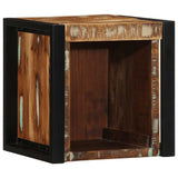 ZNTS Bedside Cabinet Multicolour 40x35x40 cm Solid Wood Reclaimed 4015958