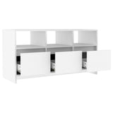 TV Cabinet White 102x37.5x52.5 cm Engineered Wood 809800