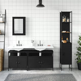 Bathroom Furniture Set Black 3214805