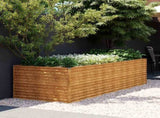 Garden Raised Bed 290x100x69 cm Corten Steel 152004