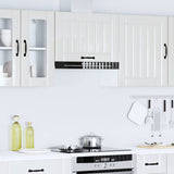 Kitchen Wall Cabinet Lucca High Gloss White Engineered Wood 853839