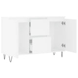 Sideboard White 101.5x35x70 cm Engineered Wood 827204