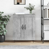 Sideboard Concrete Grey 69.5x34x90 cm Engineered Wood 830192