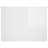 Coffee Table High Gloss White 80x55.5x41.5 cm Engineered Wood 809680
