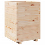 ZNTS Garden Planter 50x50x72.5 cm Solid Wood Pine 3282574