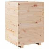 ZNTS Garden Planter 50x50x72.5 cm Solid Wood Pine 3282574