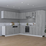 Hanging Cabinet Lyon Grey Sonoma 80x31x60 cm Engineered Wood 815589