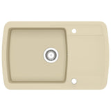 Granite Kitchen Sink Single Basin Beige 144852