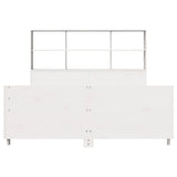 Bed Frame without Mattress White 120x190 cm Small Double Solid Wood Pine 3323708