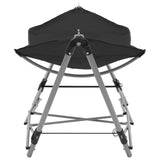 Hammock with Foldable Stand Black 44365
