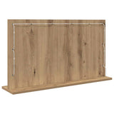 Vanity Mirror Rectangular Artisan Oak 80 x 45 x 18 cm 868324
