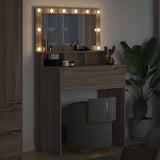 Bedroom Dressing Tables Sonoma Oak 80 x 39.6 x 135 cm 888969