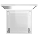 2 Piece Bathroom Furniture Set High Gloss White Engineered Wood 804779