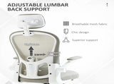Multi-Adjustable Office Chair, with Lumbar Support, Headrest and Mesh Back - Grey T3398P329884