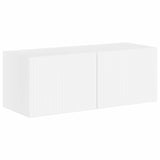 TV Wall Cabinet Set Wall-mounted 6 pcs High Gloss White 3408947