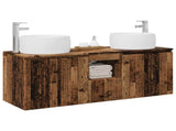Bathroom Cabinet Set 3 pcs Old Wood 49.5 x 44.5 x 66 cm 3405725