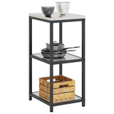 Kitchen Storage HATTEM Silver 40 x 50 x 92 cm Steel 874972