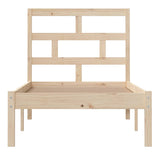 Bed Frame without Mattress Small Single Solid Wood 3101178