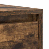 Sideboard Smoked Oak 29,5x34x76 cm Engineered Wood 861638