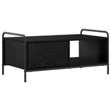 Coffee Table Black Oak 90 x 49 x 41 cm Engineered Wood 8013578