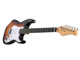 GST Stylish Electric Guitar Kit with Black Pickguard Sunset Color 33622509