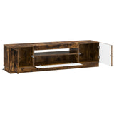 LED TV Cabinet Smoked Oak Engineered Wood 897350