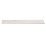 Wall Shelves 2 pcs White 110x11x9 cm Solid Wood Pine 823610