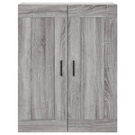 Highboard Grey Sonoma 69.5x34x180 cm Engineered Wood 3199575