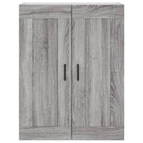 Highboard Grey Sonoma 69.5x34x180 cm Engineered Wood 3199575