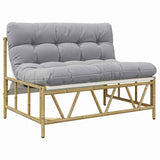 Garden Bench Light grey 110 x 75x 71 cm Steel 42010311