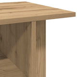 TV Cabinet with Castors Artisan Oak 80x40x45 cm Engineered Wood 855791
