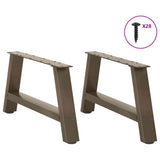 Coffee Table Legs A-Shaped 2 pcs 70x cm Steel 4012827