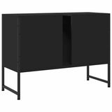 Bathroom Sink Cabinet Black Engineered wood Medium 842461