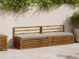 2-Piece Bench Cushions VUGHT 2 pcs 100% Polyester Grey 951497