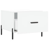 Coffee Tables 2 pcs White 50x50x40 cm Engineered Wood 829413