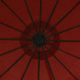 Hanging Garden Parasol Terracotta 3 m Aluminium Pole 47225