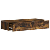 Wall-Mounted Side Table Smoked Oak 87.5 x 34.5 x 17 cm 899350