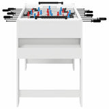 Foosball Table White 125 x 60.5 x 80 cm Engineered Wood 858884