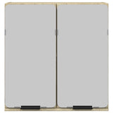 Bathroom Mirror Cabinet Sonoma Oak 64.5x20x66.5 cm Engineered Wood 849655