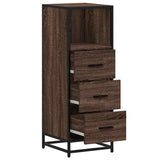 Bathroom Cabinet Brown Oak 35x37.5x100 cm Engineered Wood 849253