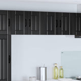 Wall Cabinet LUCCA 2 pcs Black 60 x 31 x 40 cm Engineered Wood 884917