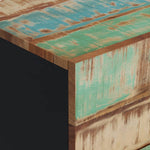 ZNTS Sideboard with 3 Drawers 40x33.5x75 cm Solid Wood Reclaimed 352907
