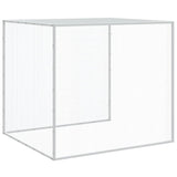 Chicken Cage with Roof Light Grey 803x98x90 cm Galvanised Steel 3189047