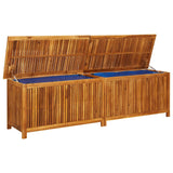 Garden Storage Box 200x50x58 cm Solid Acacia Wood 316500
