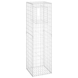Gabion Basket Posts 2 pcs 50x50x180 cm Iron 151273