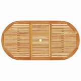 Garden Dining Set Folding 7 pcs Brown Solid Acacia Wood 3375727