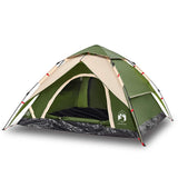 Camping Tent Dome 5-Person Green Quick Release 4004185