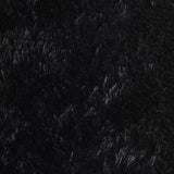 Shaggy Rug High Pile NAVARRA Black 200x200 cm Polyester 4102918